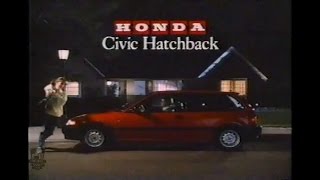 Honda Civic Commercial Hatchback amp Sedan 1980s [upl. by Morrie461]