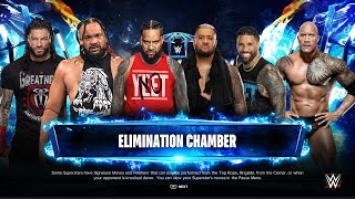 FULL MATCH  BLOODLINE ELIMINATION MATCH  ELIMINATION CHAMBER [upl. by Ky734]