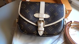 Unboxing Louis Vuitton Saumur BB Monogram Canvas [upl. by Suoivatram]