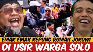 EMAK EMAK KEPUNG RUMAH JOKOWI  DI USIR WARGA SOLO [upl. by Nadual]