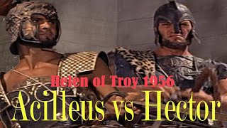 Achilles vs Hector in Helen of Troy 1956 [upl. by Arval872]