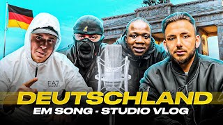 DEUTSCHLAND EM SONG VON ICON 6 KÜNSTLERN 🇩🇪😍 STUDIO SESSION VLOG [upl. by Kinnon]