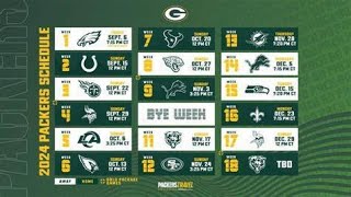 Packers Opponents 2024 From Most to Least Interesting [upl. by Nylissej]