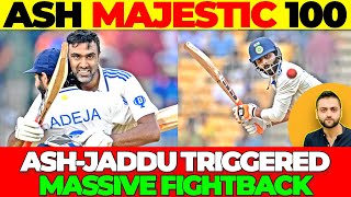 Majestic Ashwin 102 amp Jadeja 86 triggered massive fightback  India vs Bangladesh 1st Test [upl. by Tichonn]