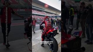 Michele Pirro Best Test Rider on the Grid  barcelonatest ducati motogp [upl. by Rob]