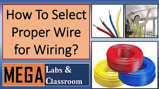 How to Select Proper Wire  Wire Size  Wire current capacity  Proper Wire Selection [upl. by Wheeler247]