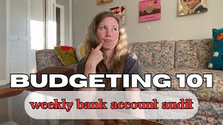 Weekly Bank Account Audit 95000 in DEBT [upl. by Jannery]