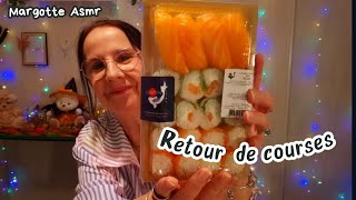 Asmr français quot Retour de courses quot 🛒🛒🛒🛒 [upl. by Malva]