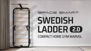 Compact Home Gym Marvel Discover the SpaceSmart Swedish Ladder 20 [upl. by Dyun]