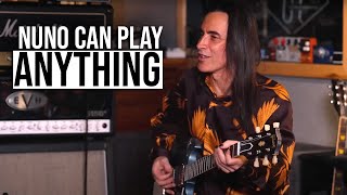 Nuno Bettencourt Proves He Can Play Anything [upl. by Eimmac]