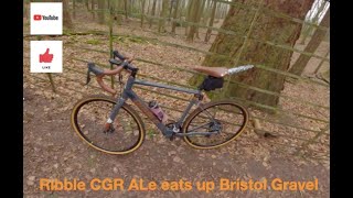 Ribble CGR ALe eats up Bristol gravel tracks [upl. by Ashly]