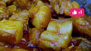 village style pork recipe 😋  fully testy pork food 🔥 muh mai pani aa gaya pork porkrecipes [upl. by Ratcliff]