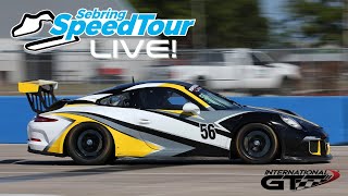 Sebring SpeedTour LIVE  IGT Race amp TA2 Practice [upl. by Friedland]