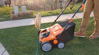 Sun Joe AJ801E 12 Amp 13 Inch Electric Dethatcher and Scarifier Review Take care of your lawn [upl. by Clark]