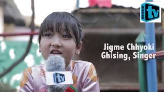 Jigme Chhyoki Ghising Interview First Tv Interview गायनमा अब्बल पढाइमा पनि प्रथम [upl. by Chrissa]