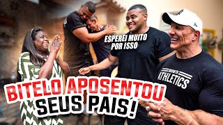 BITELO APOSENTOU SEUS PAIS E FICOU EMOCIONADO [upl. by Landing]