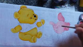 Como pintar o Leitão especial ursinho pooh [upl. by Ainolopa789]