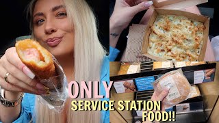 I ONLY ate SERVICE STATION foods for 24hours [upl. by Llehcear937]