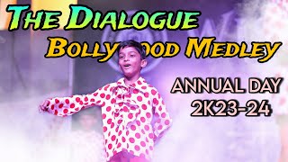 The Bollywood Dialogue Medley  Funny Dialogue Themed Dance Performance  Annual Day  Farewell [upl. by Ahl724]