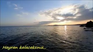 Deniz Sesi Su Kuş ve Dalga Sesleri Rahatlatıcı Fon Müziği Dinle Meditasyon Güzel Manzara Doğa [upl. by Hteazile853]