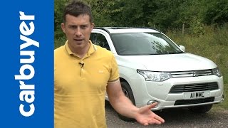 Mitsubishi Outlander PHEV 2014 review  Carbuyer [upl. by Ateloiv]