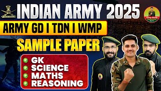 Army New Vacancy 2025  Indian Army Model Paper 2025  Army GD Paper 2025 [upl. by Handal]