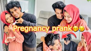 PRANK GONE WRONG 😰🥺🙆🏻‍♀️ Pregnancy prank [upl. by Aihseken]