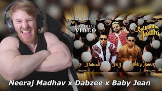 Neeraj Madhav  BALLAATHA JAATHI Music Videoft Dabzee  Baby Jean  ​⁠Rzee• Reaction By Foreigner [upl. by Isewk]