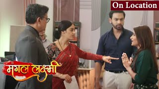 Boss Throw Out Saumya After Fraud Truth Out Shoumya Say Sorry To Mangal MANGAL LAXMI ON LOCATION [upl. by Nedaj]