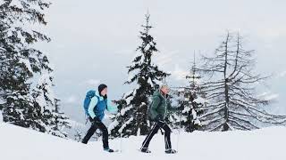 Schneeschuhwanderung in Hafling Vöran und Meran 2000  Ciaspolata ad Avelengo Verano e Merano 2000 [upl. by Tucker]