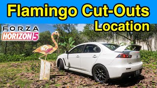 Forza Horizon 5 Flamingo Falls Collectibles Smash 10 Flamingo cutouts found near the Cascadas [upl. by Sholeen435]