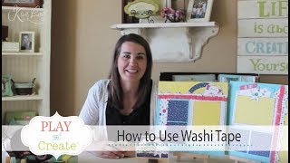 How to use Washi Tape [upl. by Nautna]