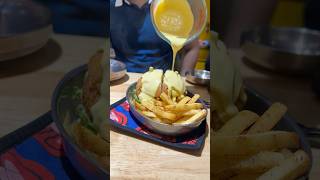 Volcano Cheese 🫕 Burger 🍔 with Bitter Chocolate 🍫  Most Expensive Veg Cheese Burger 🍔 [upl. by Ddot]