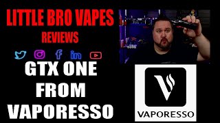 VAPORESSO GTX ONE STARTER KIT [upl. by Dagna]