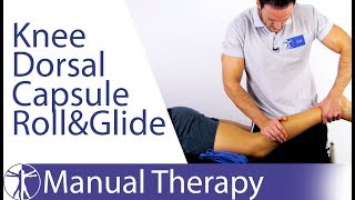 Knee Extension Mobilization  Dorsal Capsule Roll Glide Assessment [upl. by Lucila]