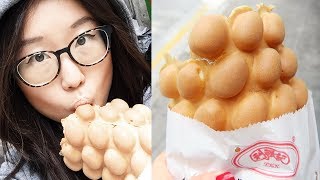 Egg Waffles in Hong Kong [upl. by Rolyak]