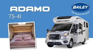 Motorhome tour Bailey Adamo 754I 2024 [upl. by Newg]