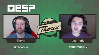 Talk to Thorin autimatic on Going from Journeyman to Major Champion CSGO [upl. by Polash]