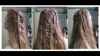 Movie Style Fili Inspired Dwarven Hairstyle [upl. by Nasus]