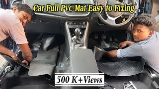 How to Instal Car Full Pvc Mat  Easy Car Floor Lamination  Tamil4U [upl. by Pallaton]