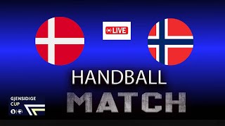 Denmark Vs Norway handball match Gjensidige Cup 2024 [upl. by Lairret186]