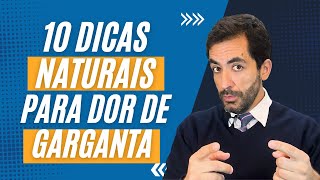 Como melhorar a dor de garganta de forma natural [upl. by Eerol]