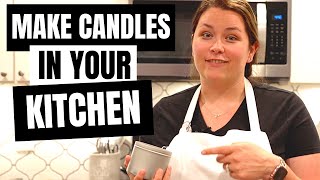 Making Candles at Home Full StepbyStep Tutorial [upl. by Vins]