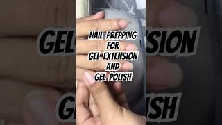 Nail Prepping For Gel Extension and Gel Polish fypシ゚viral fypyoutube fyp sweetnails [upl. by Osicnarf]