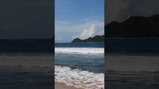 Mexico  Beachwalking in Mazatlán Beach view behind Hotel Doubletree By Hilton Mazatlán Shorts [upl. by Niknar]