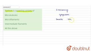 Cyclosis is caused by activity of  12  STRUCTURE OF THE CELL  BIOLOGY  DINESH PUBLICATION E [upl. by Liss]