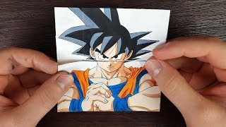 TUTORIAL Goku Transformations  Endless card [upl. by Frydman]