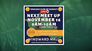 Shakas amp Shoutouts Unique Casting Call in Hawaii Ukulele Club of Hawaii and Kalikimaka Kraft Fair [upl. by Kcirtapnhoj]