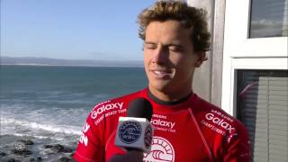 Julian Wilson Interview after Mick Fanning Shark Attack at Jay Bay [upl. by Llerrat]