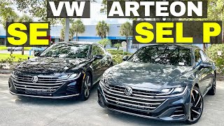 2021 VW Arteon SE or SEL Premium RLine Comparison review [upl. by Sylera]